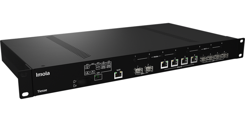 Imola 7 0286 - Vista prodotto con staffe per montaggio su rack 19"